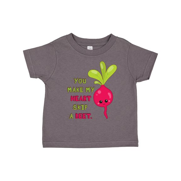Inktastic You Make my Heart Skip a Beet Boys or Girls Toddler T-Shirt