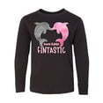 thumbnail image 1 of Inktastic You're Flippin' Fintastic Dolphins Long Sleeve Youth T-Shirt, 1 of 5