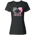 thumbnail image 1 of Inktastic You're Flippin' Fintastic Dolphins Women's T-Shirt, 1 of 5