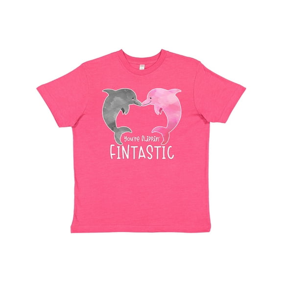 Inktastic You're Flippin' Fintastic Dolphins Youth T-Shirt