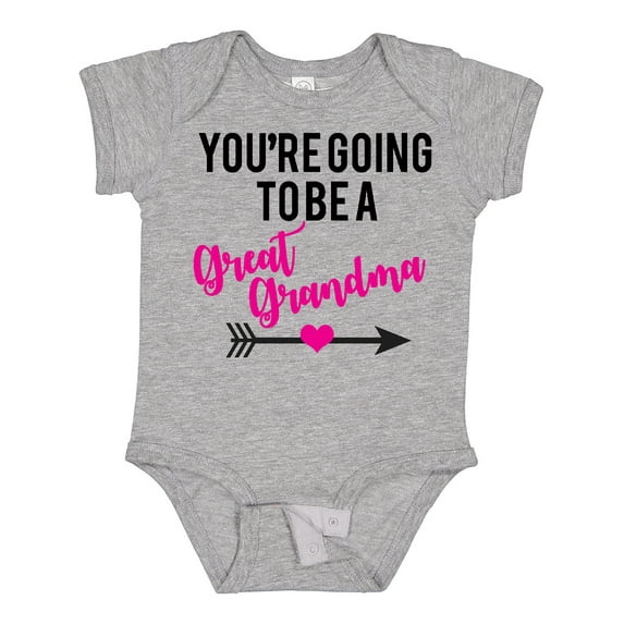 Inktastic You're Going to Be a Great Grandma Boys or Girls Baby Bodysuit