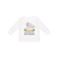 thumbnail image 1 of Inktastic You're Going to be a Great Grandma Elephants with Flowers Boys or Girls Long Sleeve Toddler T-Shirt, 1 of 5