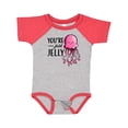 thumbnail image 1 of Inktastic You're Just Jelly with Pink Jellyfish Boys or Girls Baby Bodysuit, 1 of 5
