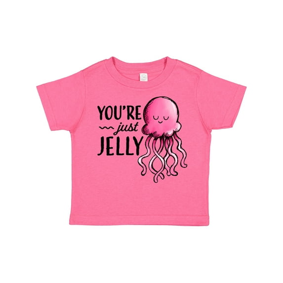 Inktastic You're Just Jelly with Pink Jellyfish Boys or Girls Toddler T-Shirt