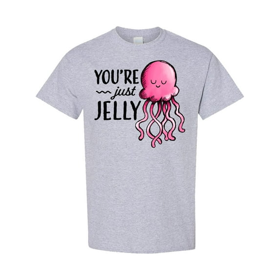 Inktastic You're Just Jelly with Pink Jellyfish T-Shirt