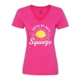 thumbnail image 1 of Inktastic You're My Main Squeeze with Lemon Women's V-Neck T-Shirt, 1 of 5
