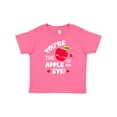 thumbnail image 1 of Inktastic Youre the Apple of My Eye Valentine Pun with Cute Apple Boys or Girls Baby T-Shirt, 1 of 5