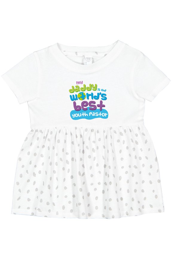Youth Pastor Daddy Quote Girls Baby Dress