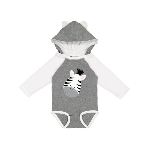 Inktastic Zebra Boys or Girls Long Sleeve Baby Bodysuit