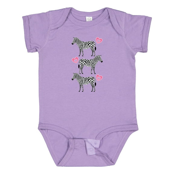 Inktastic Zebra Cute Safari Animal Girls Baby Bodysuit