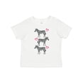 thumbnail image 1 of Inktastic Zebra Cute Safari Animal Girls Toddler T-Shirt, 1 of 5