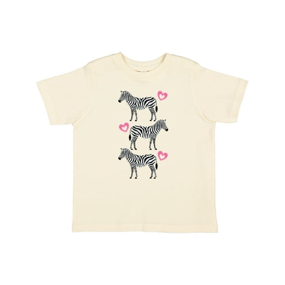 Inktastic Zebra Cute Safari Animal Girls Toddler T-Shirt