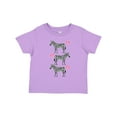 thumbnail image 1 of Inktastic Zebra Cute Safari Animal Girls Toddler T-Shirt, 1 of 5