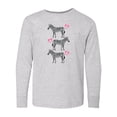 thumbnail image 1 of Inktastic Zebra Cute Safari Animal Long Sleeve Youth T-Shirt, 1 of 5
