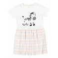 thumbnail image 1 of Inktastic Zebra Girls Toddler Dress, 1 of 5
