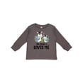 thumbnail image 1 of Inktastic Zebra My Abuela Loves Me Boys or Girls Long Sleeve Toddler T-Shirt, 1 of 5