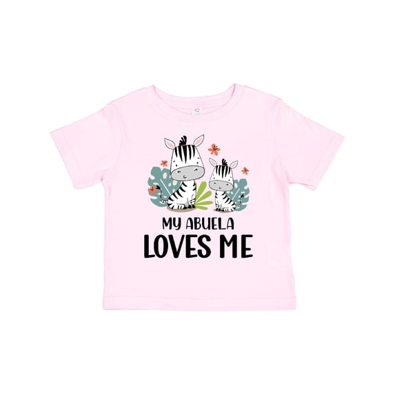 Inktastic Zebra My Abuela Loves Me Boys or Girls Toddler T-Shirt