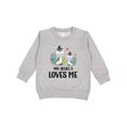 thumbnail image 1 of Inktastic Zebra My Abuela Loves Me Toddler Sweatshirt, 1 of 4