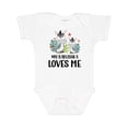 thumbnail image 1 of Inktastic Zebra My Babushka Loves Me Boys or Girls Baby Bodysuit, 1 of 5