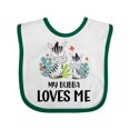 thumbnail image 1 of Inktastic Zebra My Bubba Loves Me Boys or Girls Baby Bib, 1 of 4