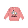 thumbnail image 1 of Inktastic Zebra My Memaw Loves Me Toddler Sweatshirt, 1 of 4