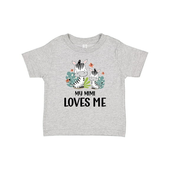 Inktastic Zebra My Mimi Loves Me Boys or Girls Baby T-Shirt