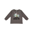 thumbnail image 1 of Inktastic Zebra My Nanny Loves Me Boys or Girls Long Sleeve Toddler T-Shirt, 1 of 5