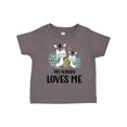 thumbnail image 1 of Inktastic Zebra My Nanny Loves Me Boys or Girls Toddler T-Shirt, 1 of 5