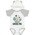 thumbnail image 1 of Inktastic Zebra My Papa Loves Me Boys or Girls Baby Bodysuit, 1 of 5