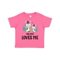 thumbnail image 1 of Inktastic Zebra My Pop Loves Me Boys or Girls Toddler T-Shirt, 1 of 5
