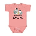 thumbnail image 1 of Inktastic Zebra My Pop-pop Loves Me Boys or Girls Baby Bodysuit, 1 of 5