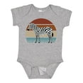 thumbnail image 1 of Inktastic Zebra Safari Animal Sunset Boys or Girls Baby Bodysuit, 1 of 5