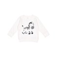 thumbnail image 1 of Inktastic Zebra Toddler Sweatshirt, 1 of 4