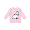 thumbnail image 1 of Inktastic Zebra Toddler Sweatshirt, 1 of 4