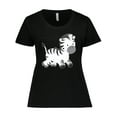 thumbnail image 1 of Inktastic Zebra Women's Plus Size T-Shirt, 1 of 5