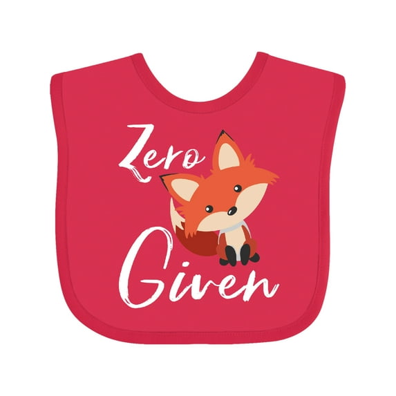 Inktastic Zero Fox Given Boys or Girls Baby Bib