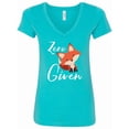 thumbnail image 1 of Inktastic Zero Fox Given Women's V-Neck T-Shirt, 1 of 5