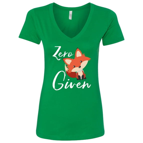 Inktastic Zero Fox Given Women's V-Neck T-Shirt