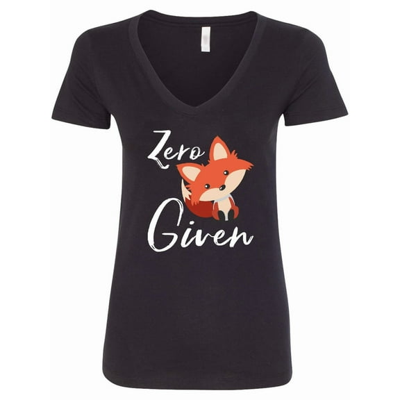 Inktastic Zero Fox Given Women's V-Neck T-Shirt