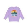 thumbnail image 1 of Inktastic Zion National Park Utah Adventure Toddler Sweatshirt, 1 of 4