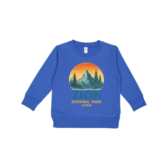 Inktastic Zion National Park Utah Adventure Toddler Sweatshirt