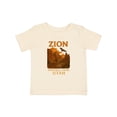 thumbnail image 1 of Inktastic Zion National Park Utah Vintage Landscape Art Boys or Girls Baby T-Shirt, 1 of 5