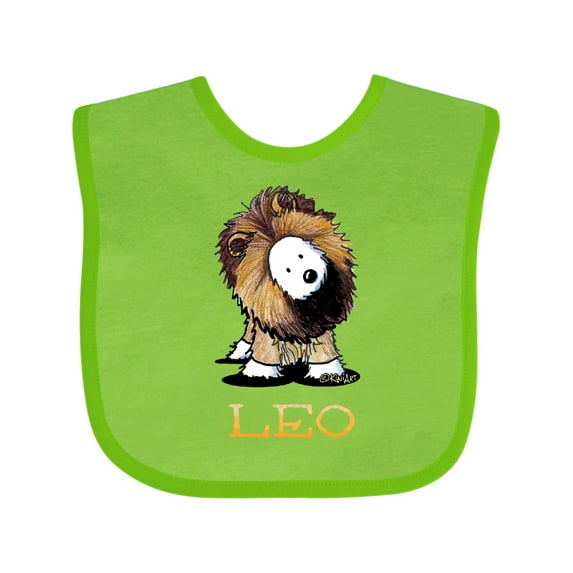 Inktastic Zodiac Westie Leo for Darks Boys or Girls Baby Bib