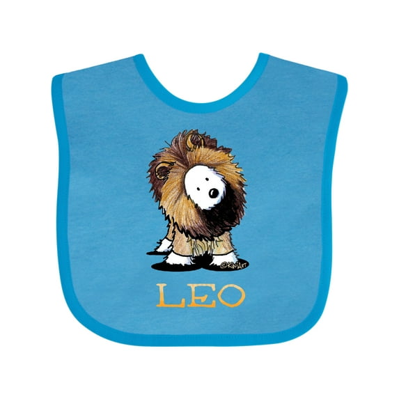 Inktastic Zodiac Westie Leo for Darks Boys or Girls Baby Bib