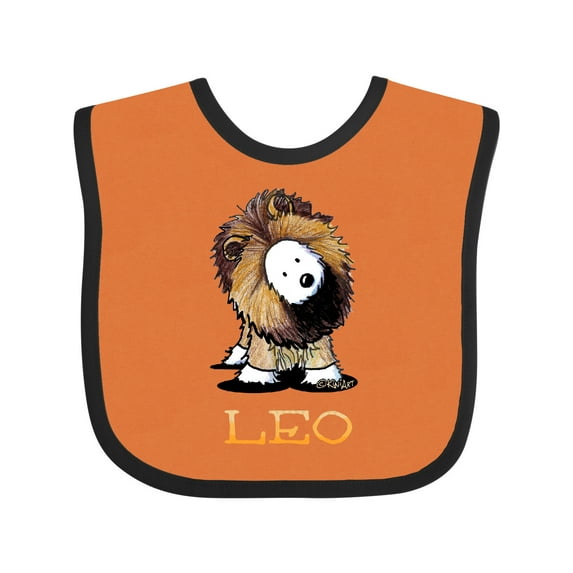 Inktastic Zodiac Westie Leo for Darks Boys or Girls Baby Bib