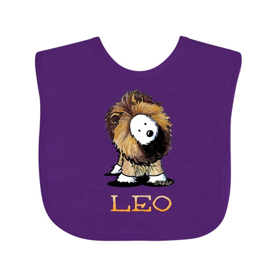 Inktastic Zodiac Westie Leo for Darks Boys or Girls Baby Bib