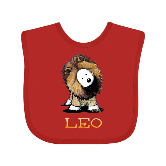 Inktastic Zodiac Westie Leo for Darks Boys or Girls Baby Bib