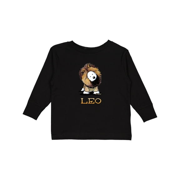 Inktastic Zodiac Westie LEO for Darks Boys or Girls Long Sleeve Toddler T-Shirt