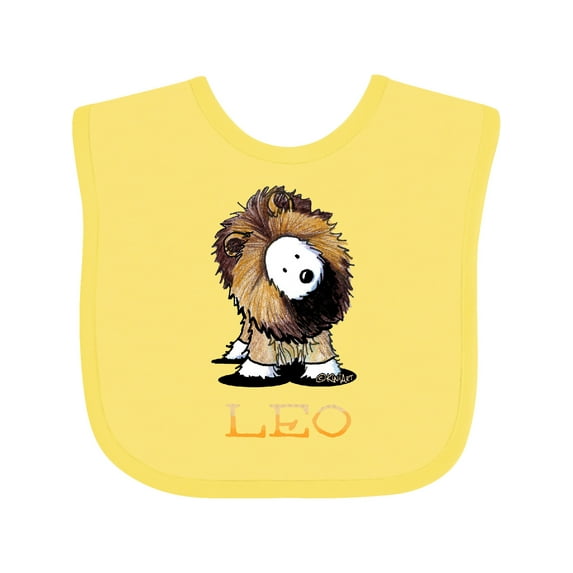 Inktastic Zodiac Westie Leo for Darks Boys or Girls Baby Bib