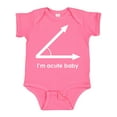 thumbnail image 1 of Inktastic Acute-baby-white Boys or Girls Baby Bodysuit, 1 of 5